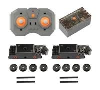 Kit AKOGD Power Functions pour train, télécommande avec régulateur de vitesse, boîte à piles, blocs de serrage, pièces de rechange, compatible avec de nombreux modèles