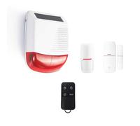 Kit alarme autonome extérieure solaire pour garage, chantier