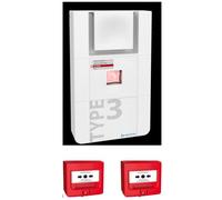 kit alarme incendie type 3 + deux DM