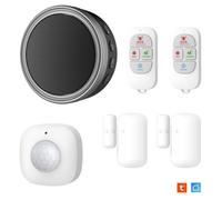 Kit Alarme intérieur - Évolutif - 868 Mhz - Connecté Wifi 2,4Ghz - Sirène 90dB Flash LED