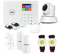 Kit Alarme Maison connectée sans Fil Senior WiFi et GSM Amazone et caméra WiFi - lifebox