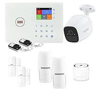 Kit alarme maison connectée sans fil wifi gsm amazone et caméra wifi - lifebox - kit9