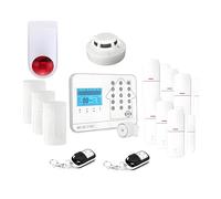 Kit alarme maison connectée sans fil wifi box internet et gsm futura blanche smart life- lifebox - kit animal 6