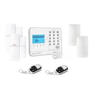 Kit alarme maison connectée sans fil wifi box internet et gsm futura blanche smart life- lifebox - kit animal 2