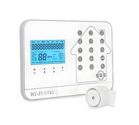 Kit alarme maison connectée sans fil wifi box internet et gsm futura blanche smart life- lifebox - kit2