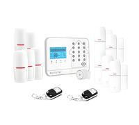 Kit alarme maison connectée sans fil wifi box internet et gsm futura blanche smart life- lifebox - kit5
