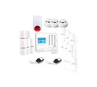 Kit Alarme Maison connectée sans Fil WiFi Box Internet et GSM Futura Blanche Smart Life- Lifebox - KIT8