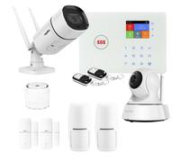 Kit alarme maison connectée sans fil wifi et gsm amazone et 2 caméra wifi - lifebox - kit11