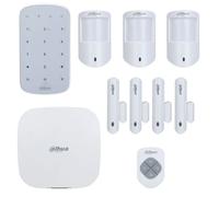 Kit alarme sans fil WIFI, 3G, 4G et GPRS 150 zones 868Ghz - DAHUA - 10 pièces