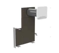 Kit ALD hygroréglable mural / La ZUWAH Alu-P Slim L-Form de Aereco - 110163