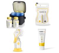 Kit allaitement complet - tire-lait manuel + 4 biberons + sachets conservation