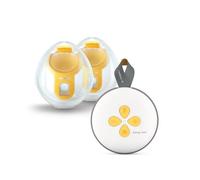 Kit Allaitement Connecté - Tire-lait Électrique Double Swing Maxi Hands Free Connecté + 50 Sachets de Conservation Lait Maternel -