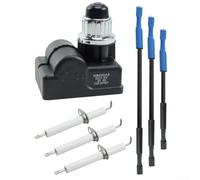 Kit allumeur grille à granulés compatible Memphis Kit allumeur | Compatible Memphis 4-en-1, remplacement direct TS-IG3007, installation simple outils