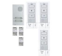 KIT ALU 4BP 3 POSTES Kit portier audio KITDB3 - Aiphone 118716