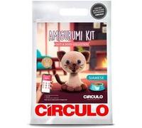 Circulo Amigurumi Kit - Collection chats et chiens - Tous les matériaux sont inclus, instructions claires faciles à suivre (français non garanti) - 1 kit de crochet (siamois)