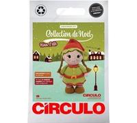 Kit Amigurumi De Noël - Nina L'elfe - Circulo Taille : 23 Cm. Color : Vert