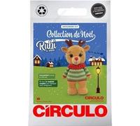Kit Amigurumi De Noël - Rubi Le Renne - Circulo Taille : 23 Cm. Color : Vert