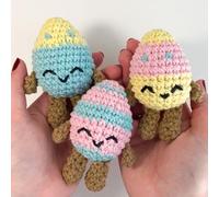KIT AMIGURUMI HOOOKED - Joyeux Oeufs de Pâques - Eco Barbante Milano - Hoooked