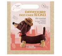 Graine créative – Kit Amigurumi Teckel – 180 mm – Marron