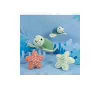 DMC Kit crochet Amigurumi Tortue de mer – Multicolore – Décoration marine originale à la main