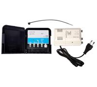 Alcad Kit amplificateur BO 296 – 1 UHF et 1 DAB‑FM, 32 dB réglable, LTE 700