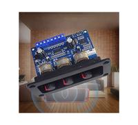 Kit amplificateur audio 2 canaux Bluetooth 5.0 2 x 25 W + 50 W avec caisson de basses et câble USB