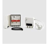 Kit amplificateur TNT à 2 sorties D-Home - Gain signal de 40dB sur 2 téléviseurs, prises type F