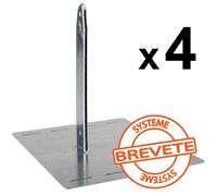 Kit Ancrage Portique TRIGANO Secur'in Fixation Sans Béton Bois Métal