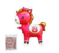 Kit Animal Ballon - Roues de Décoration de Cheval Gonflable | Fourniture de fête de dessin animé debout | Jouet pour et adultes, Festival, vacances, cour, porche, salon, célébration, 2026