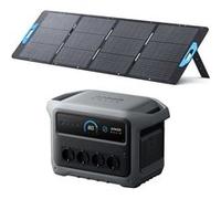 Kit Station portable Anker SOLIX C1000X Gen 2 avec Panneau Solaire 200W - Générateur solaire 4x2000W