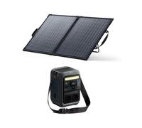 Kit Anker SOLIX C300X AC avec Panneau solaire bifacial 100W - Générateur solaire 2x300W