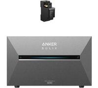 Kit Anker Solix Solarbank 3 E2700 Pro+A17X7311, Centrale photovoltaïque pour balcon Plug and Play, 2680Wh, 4 MPPT (3600W) Noir