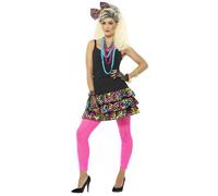 Kit années 80 fluo léopard femme