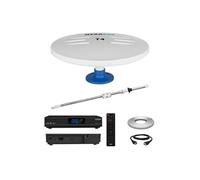 Kit Antenne Omnidirectionnelle DVB-T T4 + Mat Traversant + Récepteur TNT ASTON DIVA HD CONNECT T2 + Câble coaxial 10m + Câble HDMI