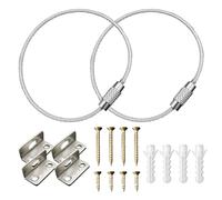 Kit anti-basculement pour meubles, ensemble de protection contre l'inclinaison des meubles,2 sangles de meubles en métal à haute capacité de résistance | Ancre de sécurité murale pour commode, ancrage