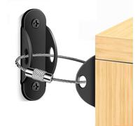 Kit anti-basculement pour meubles - Sécurité des meubles - Sangles de meubles anti-basculement - Kit d'ancrage sûr pour meubles - Sangles anti-basculement - Sécurité des placards - Kit de