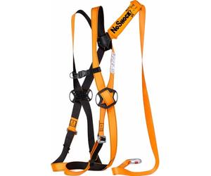 Kit anti-chute pour échafaudages ELARA160V2, fabriqué en Italie - Professionnel et certifié harnais d'échafaudage avec point d'ancre dorsale/externe, cordon et sac