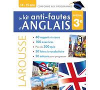 Collectif – Kit anti-fautes d'anglais 3e – Larousse – Broché