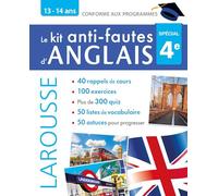 Collectif – Kit anti-fautes d'anglais 4e – Larousse – Broché