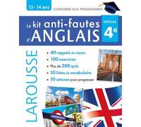 Kit anti-fautes d'anglais 4e