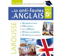 Collectif – Kit anti-fautes d'anglais 5e – Broché