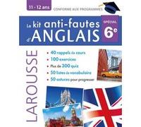 Collectif – Kit anti-fautes d'anglais 6e – Broché – Larousse