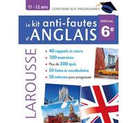 Collectif – Kit anti-fautes d'anglais 6e – Broché – Larousse