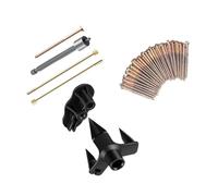 Kit Anti-grincement, Kit de Réparation de Sol, Installation Facile, Arrêt de Mouvement avec 50 Vis pour Planchers de Bois Franc