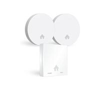 ELRO FF4610 Design-Brandschutz-Kit - 2X Ultraflacher Rauchmelder & Ultraflacher Kohlenmonoxid-Melder mit 10-Jahres-Batterie - Entspricht der europäischen Norm EN14604 und EN50291