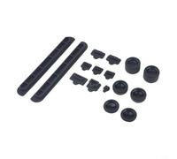 Kit anti-poussière en silicone pour Nintendo Switch 2 à 16 pièces en caoutchouc souple, protection anti-rayures pour prises USB-C LAN, accessoires noirs