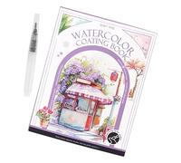 Kit Anti-Stress Créatif - Livre Coloriage Prêt À Peindre, Cahier Dessin Peinture Artiste | Jouet Fidget Pour Femmes Adolescents Étudiants Maison Voyage Trajet Dorm Party Salle De Classe
