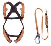 Kit harnais antichute avec absorbeur d'énergie S/M/L DELTA PLUS