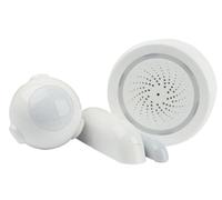 Kit Antifurto Sensore di Movimento a Sirena e 2 Sensori Porta/Finestra