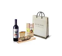 Kit apéritif "MILANO", apéritif typiquement italien avec vin rouge, salami, taralli et ricotta au four